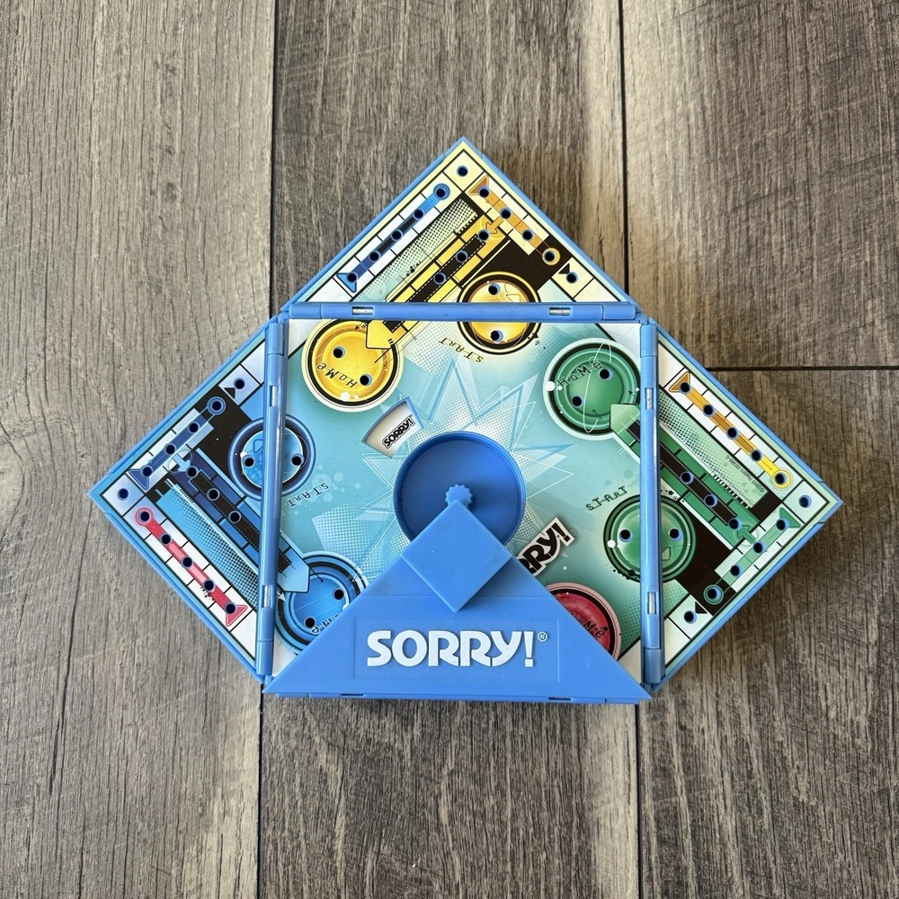 Vintage 1994 Sorry! Board Game Parker Brothers Folding Travel Edition BOARD ONLY